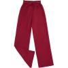 imageMilumia Girls Cute High Waist Flowy Wide Leg Dress Pants Palazzo PantsBurgundy