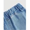 imageMilumia Girl High Elastic Waist Wide Leg Jeans Baggy Going Out Denim PantsBlue