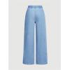 imageMilumia Girl High Elastic Waist Wide Leg Jeans Baggy Going Out Denim PantsLight Wash