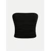 imageMilumia Girls 2 Pack Tube Top Ruched Strapless Going Out Basic Bandeau TopsMulti Black and Pink