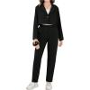 imageMilumia Girls 2 Piece Outfits Long Sleeve Crop Blazer Jacket and PantsBlack