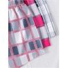 imageMilumia Girls 3 Pieces Casual Plaid Print Elastic Waist Comfy Summer Fall ShortsBlue Pink Grey