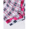 imageMilumia Girls 3 Pieces Casual Plaid Print Elastic Waist Comfy Summer Fall ShortsBlue Pink Grey