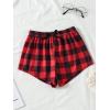 imageMilumia Girls 3 Pieces Casual Plaid Print Elastic Waist Comfy Summer Fall ShortsMulticolor