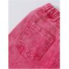 imageMilumia Girls Elastic Waisted Denim Jeans Pants Loose Fit Raw Hem Wide Leg TrousersPink