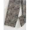 imageMilumia Girls Leopard Print Wide Leg Elastic Waisted Casual Boxer Long PantsMulticolor