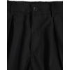 imageMilumia Mens High Waisted Wide Leg Pants Zipper Fly Loose Casual TrousersBlack