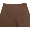 imageMilumia Mens High Waisted Wide Leg Pants Zipper Fly Loose Casual TrousersChocolate Brown