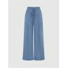 imageMilumia Womens 2 Piece Outfit Ribbed Square Neck Bodysuits Top and Pants Set Dusty Blue XLarge
