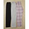imageMilumia Womens 3 Pack Pajama Pants Plaid Letter Lounge Sleep Pj Pants SleepwearPink Grey Black
