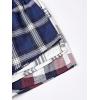 imageMilumia Womens 3 Pack Pajama Shorts Plaid Elastic Waist Pj Sleep ShortsBlue Red Multi