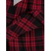imageMilumia Womens 3 Pack Pajama Shorts Plaid Elastic Waist Pj Sleep ShortsRed and Grey