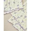 imageMilumia Womens 3 Piece Pajama Sets Floral Lace Cami Top and Shorts ampamp Pants Pj Sets LoungewearLilac Purple