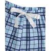imageMilumia Womens 3 Pieces Pajamas Cami Top and Plaid Shorts Pants Pj Sets SleepwearBlue and Black