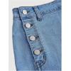 imageMilumia Womens Button Side Mini Denim Skirt High Waist Skinny Short Bodycon SkirtsLight Wash