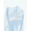 imageMilumia Womens Drop Sleeve 2 Piece Mesh Outfit Crop Top and Shorts Lounge SetBlue