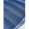 imageMilumia Womens Pleated A Line Denim Skirt High Waistd Raw Hem Jean SkirtsLight Wash