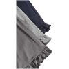 imageMilumia Womens Plus Size Pajama Shorts 3 Pack Ruffle Hem Sleep Lounge Pj ShortsGrey and Blue