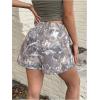 imageMilumia Womens Y2K Leopard Print Boxer Shorts Casual Elastic Waist Mini ShortsMultir Apricot
