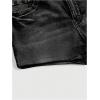 imageMilumia Womens Y2k Rhinestone Decor Denim Shorts Punk Skinny Mini Shorts with PocketBlack