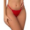 imageMilumia Women Lace Sexy Thongs Panties GString Cheeky Underwear Briefs