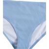 imageMilumia Girls 2 Piece Bathing Suit Solid Sport High Waist Bikini Set SwimsuitLight Blue