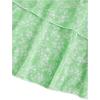 imageMilumia Girls 3 Pieces Bikini Set Wrap Criss Cross Swimsuit Bathing Suit with Ruffle Beach SkirtMint Green Floral