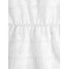 imageMilumia Girls Crochet Beach Cover Ups V Neck Sleeveless Swimsuit Beach DressesWhite