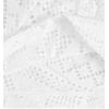 imageMilumia Girls Crochet Beach Cover Ups V Neck Sleeveless Swimsuit Beach DressesWhite