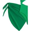 imageMilumia Girls Cut Out One Piece Swimsuit V Neck Twist Front Bathing Suit with Coverup Skirt