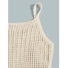 imageMilumia Girls Knitted Split Hem Cami Beach Dress Coverup Sleeveless Swimsuit Cover UpsApricot