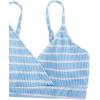imageMilumia Girls Two Piece Swimsuit Striped Spaghetti Strap Wireless Bikini SetStriped Blue