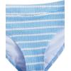imageMilumia Girls Two Piece Swimsuit Striped Spaghetti Strap Wireless Bikini SetStriped Blue
