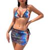 Printed Black Blue