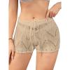 imageMilumia Womens Swimsuit Crochet Cover Up Shorts Drawstring Beach Swim Coverup ShortsApricot