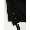 imageMilumia Womens Ruched Drawstring Short Skirt Y2k Pleated Asymmetrical Hem Mini SkirtsBlack