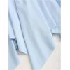 imageMilumia Womens Ruched Drawstring Short Skirt Y2k Pleated Asymmetrical Hem Mini SkirtsBlue