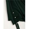 imageMilumia Womens Ruched Drawstring Short Skirt Y2k Pleated Asymmetrical Hem Mini SkirtsDark Green