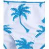 imageMilumia Girls 2 Piece Floral Print Spaghetti Strap Bikini Set Swimsuit BeachwearBlue