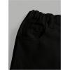 imageMilumia Girls High Waist Cropped Pants Wide Leg Jeans with PocketBlack