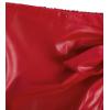 imageMilumia Girls PU Leather Wrap Knot Side Skorts Casual Ruched Elastic Waist ShortsRed