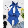 imageMilumia Womens Going Out Halter Top Y2k Slit Hem Backless Crop Tank Tops Rave ClubRoyal Blue