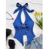 imageMilumia Womens Going Out Halter Top Y2k Slit Hem Backless Crop Tank Tops Rave ClubRoyal Blue