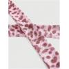 imageMilumia Womens Cheetah Print Tube Tops Y2k Strapless Mesh Bandeau Top with Scarf Going Out Club RavePink