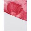 imageMilumia Womens Floral Print Strapless Bandeau Tops Fitted Backless Crop TopWatermelon Pink