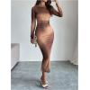 imageMilumia Womens Tie Dye Mesh Bodycon Dresses Floral Long Sleeve Maxi Dresses Cocktail PartyMix Brown