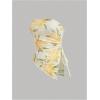 imageMilumia Womens Floral Print Strapless Tube Top Ruched Drawstring Asymmetrical Tank TopsMulti Yellow