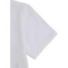 imageMilumia Girls Casual Twist Hem Short Sleeve Round Neck Crop Top Tee ShirtAll White