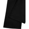imageMilumia Girl Casual High Waist Flowy Wide Leg Dress Pants Palazzo Pants TrousersBlack