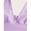 imageMilumia Womens Y2K Tie Back Halter Crop Top Backless Ribbed Cami Tank TopMauve Purple